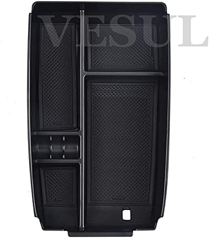 Center Console Organizer Compatible with Bronco Sport 2021-2026 Ford Escape 2020-2026 Storage Tray ABS Insert Organizer Glove Pallet Storage Console Separation