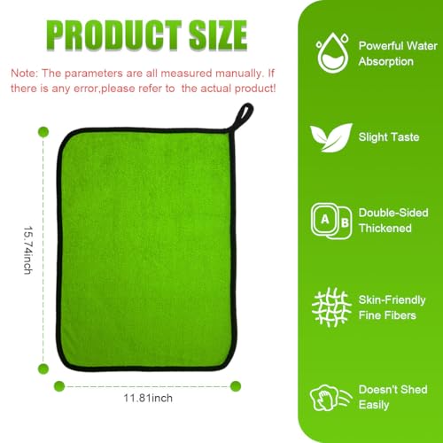 Microfiber Towels for Cars, 16"×12" No-Scratch No-Lint Cleaning Cloth, Highly Absorbent Car Window Drying Towel, Auto Interior & Exterior Detailing Supplies for Cars/Boats/Trucks(4PCS) - size: 4PCS