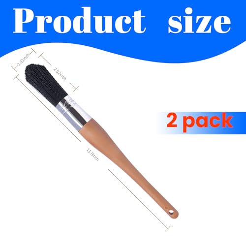 Wesquer Parts Cleaning Brush Home and Auto Use Parts Cleaner Brush Solvent Brush for Cleaning Auto Engine Parts, Clean Motors, Metal Parts, Machinery (Black 6pcs) - color: Black 6pcs