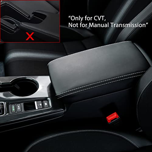 CKE Compatible with Honda Civic 2026 2025 2024 2023 2022 with CVT Car Center Console Armrest Cover Armrest Storage Box Lids Seat Cover Protector -Black (Gray line) - color: Black (Gray Line)