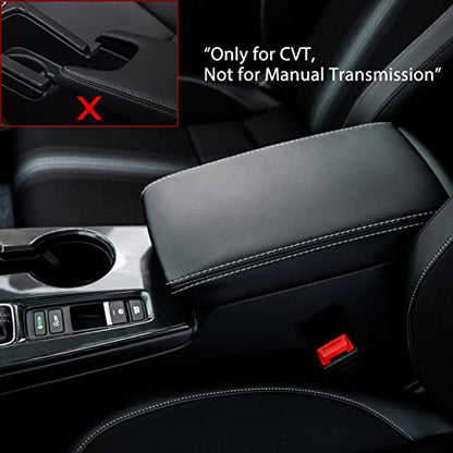CKE Compatible with Honda Civic 2026 2025 2024 2023 2022 with CVT Car Center Console Armrest Cover Armrest Storage Box Lids Seat Cover Protector -Black (Gray line) - color: Black (Gray Line)