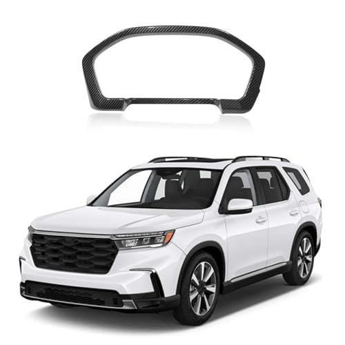 Dashboard Meter Panel Frame Trim for Honda Pilot 2023 2024 2025/ Honda Passport 2026 Accessories, ABS Car Center Console Dashboard Meter Decor Cover, 1Pcs (Carbon Fiber Pattern)