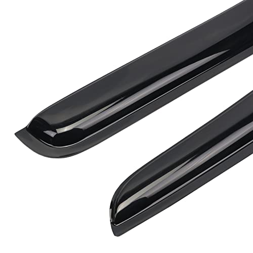 Window Visor Tape-on Side Wind Window Deflectors for Trucks 2005-2021 Nissan Frontier Super/Crew Cab, Rain Guards, Window Visors for Cars, Vent Deflector 4 pcs 94407 - size: 2005-2021 Nissan Frontier Super/Crew Cab