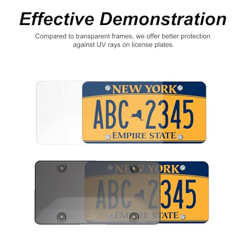 2 Pack Universal License Plate Frame