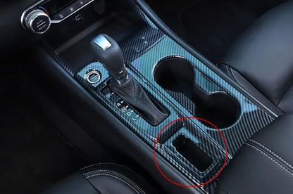 Car Accessories Fit for Nissan Altima 2019-2023 ABS Interior Center Console Gear Shift Panel Cover Trim 1PC Set （Carbon Fiber） - color: Carbon Fiber