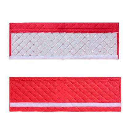 Amooca Soft Automotive Seat Belt Cover Seatbelt Shoulder Pad Neck Protector Cushions Universal Fit SUV Trucks Backpack Red Extra Long 15.7in - color: Red, size: 15.7in-1pc
