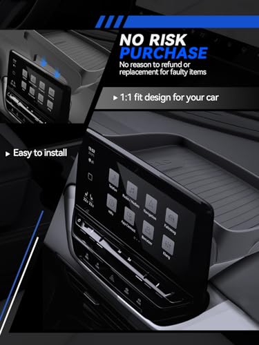 for Audi Q5 Dashboard Console Organizer 2021-2025 Audi Q5/Q5L/A5/S5 & 2020-2025 Audi A4L/A4/S4 Accessories Behind Screen Organizer Storage Box Console Dash Tray - size: for Audi A4 A4L S4