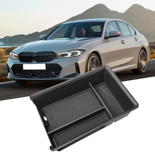 Jaronx Compatible with BMW Center Console Organizer for 3 Series G20 2019-2025/4 Series G22 i4 G26 2021-2025, for BMW 3' Organizer Tray 2019-2025, i4/4' Console Storage Box 2021-2025 - size: G20/G22 Console Organizer