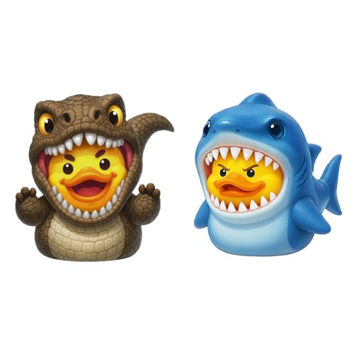 GENANY 3D Rubber Duck Car Air Freshener, Spooky Air Freshener Vent Clips, Horror-themed Car Accessories, Funny Gifts for Women Men Horror Fans, Adorable Decorations - style: Rubber Duck