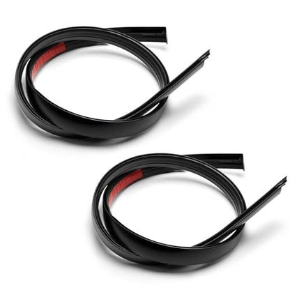 1 Pair Roof Drip Molding Trim Weatherstrip Left and Right Compatible with 2016-2023 Toyota Tacoma Double CAB Replace 75552-04080 75552-04081 75552-04082 75551-04080 75551-04081 75551-04082