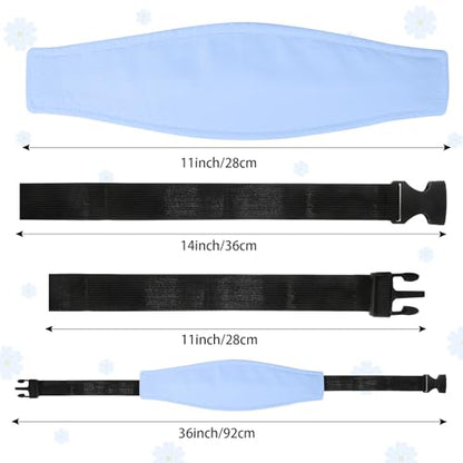 HESTYA 2 Pcs Carseat Head Support Toddler, Stroller Seat Headrest for Sleeping Traveling, Neck Relief Headband Strap for Kids Children Toddler Infant(Fresh) - color: Fresh