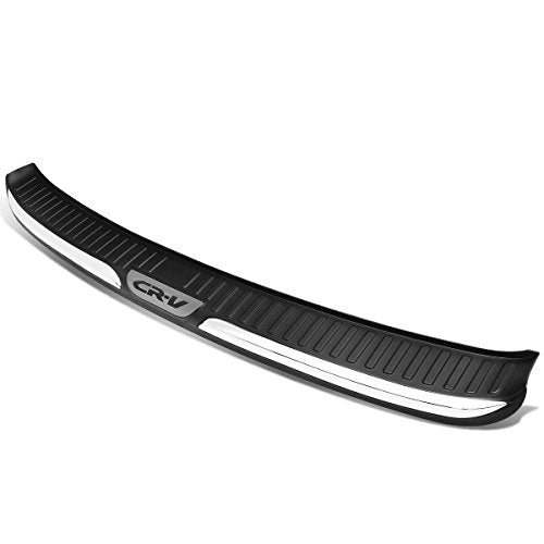 Auto Dynasty Trunk Sill Scuff Plate Rear Bumper Step Protector Guard Compatible with Honda CR-V 12-14, Textured Black