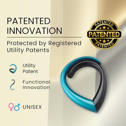 EMBRACE Purse Hook Hanger – Lightweight, Durable Teardrop S Hooks | Bag Clip Holds 22 lb Bags, Backpacks, Totes | Purse Charms for Women, Men Onyx & Turqoise - color: onyx/turquoise