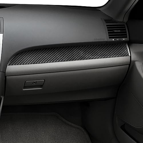 Carbon Fiber Passenger Side Central Control Dashboard Panel Trim Interior Compatible with Toyota Camry 2007 2008 2009 2010 2011 Accessoriess - color: Black 15