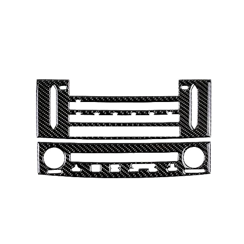 NVCNX Car Dashboard CD Panel Dash Cover Decal Compatible with Lexus IS250 2014 2015 / IS200t 2016 2017 / IS300 2016-2020 / IS350 2014-2020 Carbon Fiber Interior Trim Accessories Black - B - color: CD Panel - B