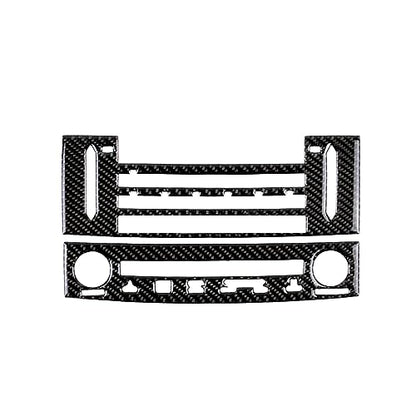NVCNX Car Dashboard CD Panel Dash Cover Decal Compatible with Lexus IS250 2014 2015 / IS200t 2016 2017 / IS300 2016-2020 / IS350 2014-2020 Carbon Fiber Interior Trim Accessories Black - B - color: CD Panel - B