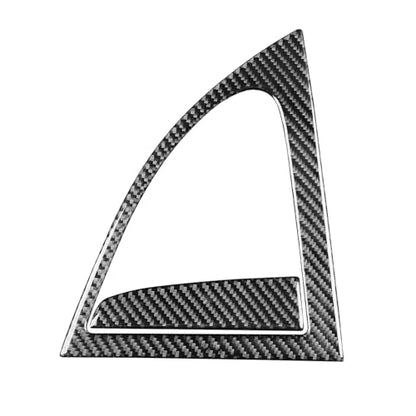NVCNX Real Premium Carbon Fiber Car Rear Triangle Triangular Window Panel Cover Sticker Decal Exterior Trim Compatible with Hyundai Veloster 2012 2013 2014 2015 2016 2017 Accessories - color: Rear Triangle Triangular Window Panel