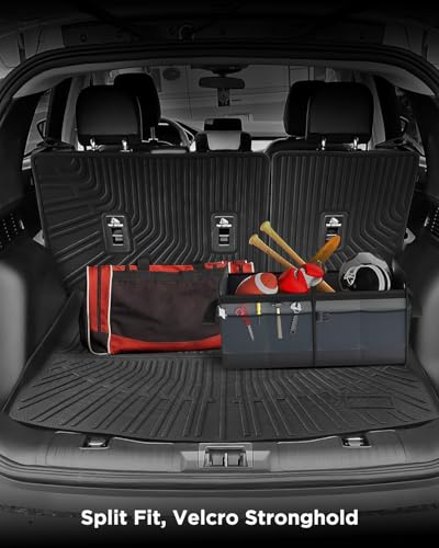 DrCarNow® Floor Mats Full Set for Ford Escape 2026 2025 2024 2023 2022 2021 2020(Not for Hybrid), Custom Fit All Weather TPE Liners with Cargo Mat & Backrest Protector for Car SUV Interior Accessories