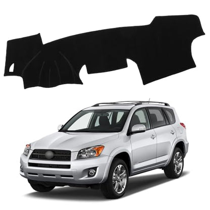 XITER Polyester Dashboard Cover Mat Carpet Dash Nonslip Sun Shade Mat Compatible For Toyota RAV4 2006 2007 2008 2009 2010 2011 2012 - size: 2006-2012 RAV4