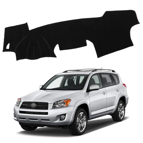 XITER Polyester Dashboard Cover Mat Carpet Dash Nonslip Sun Shade Mat Compatible For Toyota RAV4 2006 2007 2008 2009 2010 2011 2012 - size: 2006-2012 RAV4
