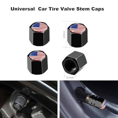 2 Packs License Plate Frame American Flag Printed Aluminum Metal Licence Plate Holder for Car Universal Fit for Men Women - color: Flag Printed