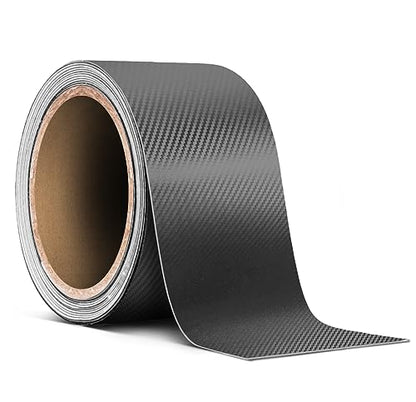 VViViD Dark Grey Carbon Air-Release Adhesive Vinyl Pinstripe Tape Roll (2 Inch x 20ft) - size: 2” x 20ft