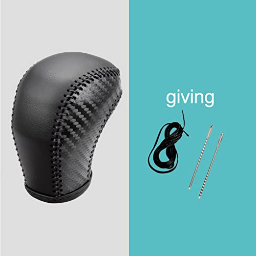 Auto Car Leather Gear Shift Knob Cover Trim for Toyota Highlander 2014-2019/ Tacoma 2016-2022 Accessories - color: B