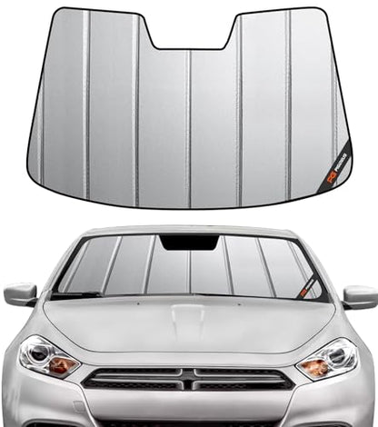 Pigenius Windshield Sunshade for Dodge Dart 2013-2016 Front Window Shade - Safeguard - color: Gray, size: 2013-2016 Dart