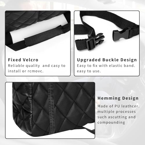Car Handbag Holder Between Seat Durable Leather Seat Back Organizer Pet & Kids Driver Storage Netting Pouch Driver Storage Netting Pouch (Upgraded Black B) - color: Upgraded Black B