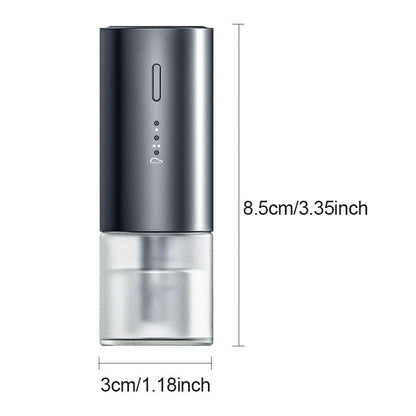 Car Essential Oil Diffuser -Blue Cologne Scent, USB Mini Aromatherapy Air Freshener with Vent Clip, Hanging Strap & 3M Pad, Portable Auto Diffuser for Car/Home/Office, Quiet & Waterless