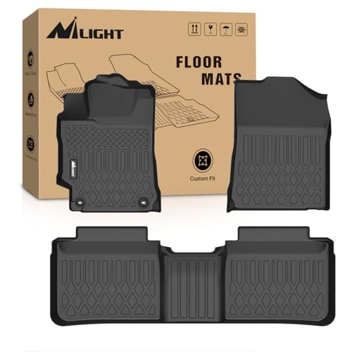 Nilight TPE Floor Mats for Toyota Camry 2015 2016 2017, All Weather Custom Fit Heavy Duty Floor Liners - size: 2015-2017 Toyota Camry