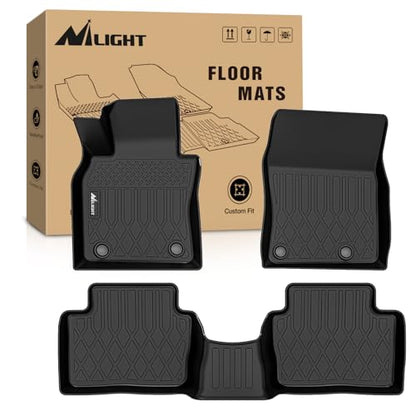 Nilight TPE Floor Mats for Mazda 3 (FWD Only) 2019 2020 2021 2022 2023 2024 2025 2026, All Weather Custom Fit Heavy Duty Floor Liners - color: 2019-2026 Mazda 3