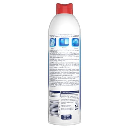 Windex Fast Shine Foam Glass Cleaner, No-Drip Windows, Doors, Mirrors & Countertops Aerosol Cleaning Spray, Streak-Free Shine, Removes Fingerprints, Dust, Dirt, Grime & More 19 oz (Pack of 6) - size: 19 Fl Oz (Pack of 6)