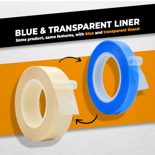 WOD SPT5A UHMW Polyethylene Transparent Film 5 Mil Slick Tape, 2 inch x 36 yd. Aggressive Adhesive - Squeak Reduction, Drawers, and Bearings - color: 36 Yards, size: 2 In.