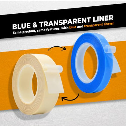 WOD SPT5A UHMW Polyethylene Transparent Film 5 Mil Slick Tape, 1.5 inch x 36 yd. Aggressive Adhesive - Squeak Reduction, Drawers, and Bearings - color: 36 Yards, size: 1.5 in.