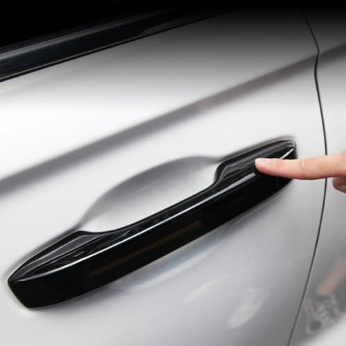Car Accessories Exterior Door Handle Cover Trim Without Smart Holes Compatible with Honda CR-V CRV 2023 2024 2025 2026 (Glossy Black) 4PCS ABS - color: Glossy Black