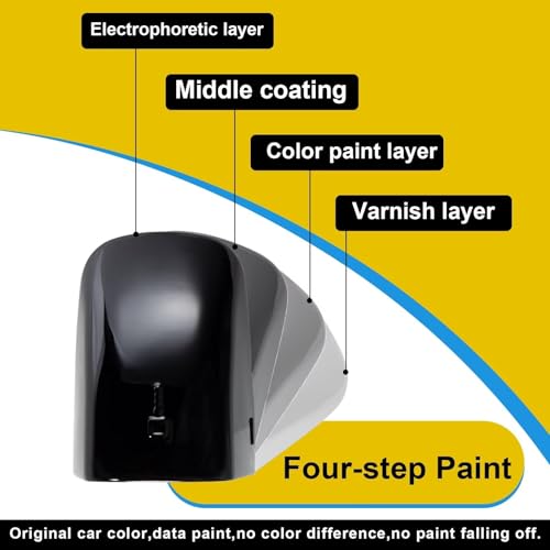 Car Door Handle Cover Cap Compatible with Volvo 07-16 S80/04-10 S40/09-17 XC60/08-16 XC70/08-15 V70/10-13 C30/06-13C70/05-12 V50 39998270 Door Key Cover Handle Accessories Lock Cap Unpainted - color: Unpainted Front Left driver's side
