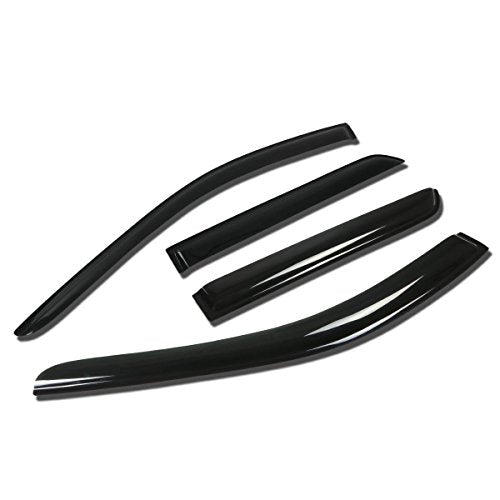 Auto Dynasty Rain Guards Tape-On Compatible with 2011-2014 Dodge Durango, Acrylic 4pcs Window Visor Deflector - size: 11-14 Dodge Durango