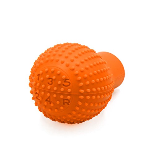 uxcell Orange Soft Silicone Nonslip Car Manual Gear Shift Lever Knob Protective Cover - color: Orange