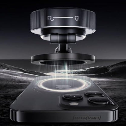 Magnetic Phone Mount for Car, Universal Suction Phone Holder 360 Adjustable for Dashboard, Windshield, Mirror and Desk, All Smartphones