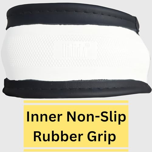 Steering Wheel Cover, Gray, Real Genuine Leather, Small, 14 inch, for Men and Women, Universal, Stretch On, Heat Resistant, Stays Cool, Non-Slip, HANWOLF - color: Dark Gray, size: Small (14 to 14.375 inch diameter)