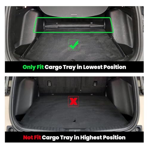 LASFIT Floor Mats & Trunk Mat for Honda CR-V 2017-2022 EX-L/EX/Touring/LX/Special Edition, All Weather Protection TPE Floor Liners 1st & 2nd Row & Cargo Mat in Lower Position (NOT for Hybrid) - style: 2）For Honda CR-V | 2017-2022 | Full Set (Lower Positio