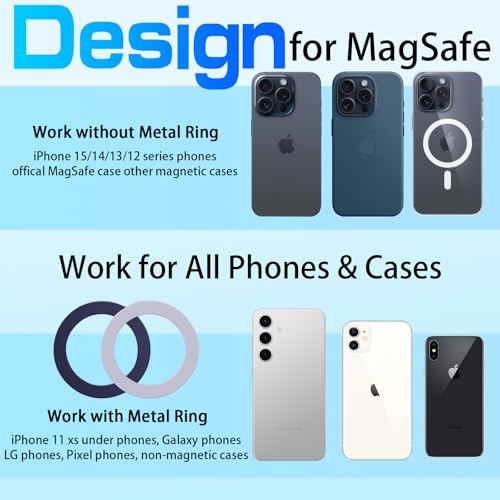 Mag safe Car Mount, Phone Holders for Your Car, [Strongest Magnets][Unlimited Angles]Magnetic Car Phone Holder Vent, Car Accessories for iPhone 16 15 Pro Plus Max 14 13 12 Mini Mag Safe Case Phones