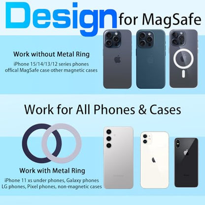 Mag safe Car Mount, Phone Holders for Your Car, [Strongest Magnets][Unlimited Angles]Magnetic Car Phone Holder Vent, Car Accessories for iPhone 16 15 Pro Plus Max 14 13 12 Mini Mag Safe Case Phones
