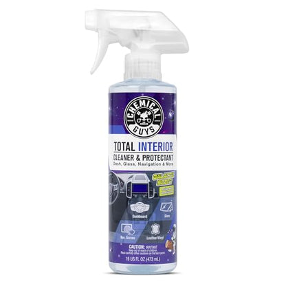 Chemical Guys Total Interior Cleaner & Protectant - (16 oz) All-in-One Car Interior Cleaner for Dash, Seats, Carpet, Glass, Vinyl, Leather, and Plastic - Galactic Scent - size: 16 Fl Oz (Pack of 1)