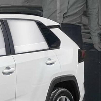 Silver Car Window Sun Shade - Side Thiken Curtain Magnetic 100% Block Light Car Window Covers with Cooler Feeling (Silver, D-Back-2pcs) - size: D-back-2pcs