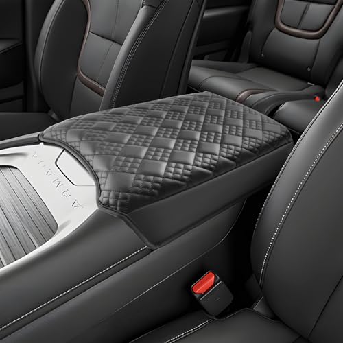 SKTU for 2025 2026 Nissan Armada Armrest Cover for 2025 2026 Nissan Armada (SV/SL/Platinum/Pro-4X/Platinum Reserve) Center Console Cover Nissan Armada 2025 2026 Accessories Console Cushion (Thicken) - color: for 2025+ Armada Thicken