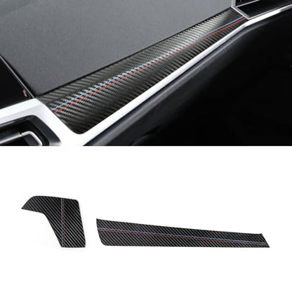 Betterhumz Car Central Instrument Dashboard Cover Trim Compatible with BMW G20 G28 G42 G23 3 4 Series 318i 320i 330i M340i 2020-2023 Car Interior Accessories PVC Leather A - size: Leather A