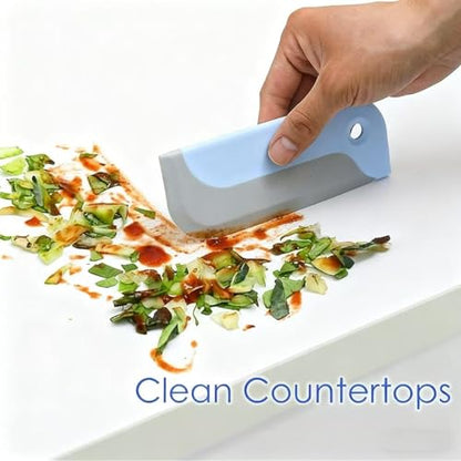 Amouy Small Rubber Squeegee(4 Pack),Kitchen Sink Squeegee for Countertops and Dishes.Multi-Purpose,for Vanity Tops,Bathroom Mirrors,Car Windows and Side Mirrors - size: 4 PACK