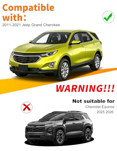 Low-Profile Window Rain Guard for Chevy (Chevrolet) Equinox 2018-2024 Rain Guards Side Window Visors Extra-Thick Vent Visor Window Deflectors Tape-on Vent Shades Car Accessories 4-pcs - size: Fit for 2018-2024 Chevy Equinox
